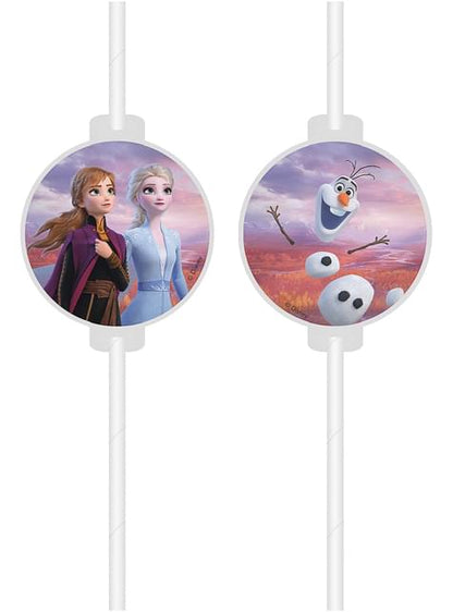 4 pajitas de Frozen 2 - Procos | Funidelia