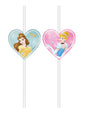 4 pajitas de Princesas Disney