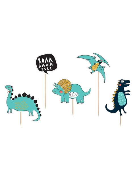 5 decoraciones para tarta de dinosaurios - Dinosaur Party - Partydeco | Funidelia