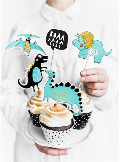 5 decoraciones para tarta de dinosaurios - Dinosaur Party - Partydeco | Funidelia