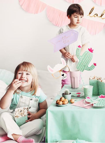 5 piezas para photocall - Llama Party - Partydeco | Funidelia