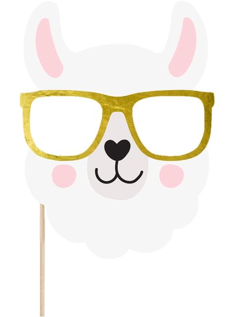 5 piezas para photocall - Llama Party - Partydeco | Funidelia