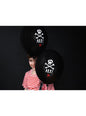50 globos de látex con calavera pirata negro (30 cm) - Pirates Party - Partydeco | Funidelia