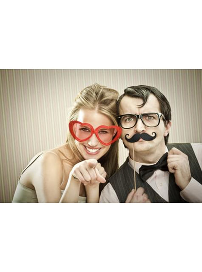 6 accesorios photocall de bigotes