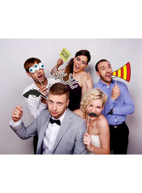6 accesorios photocall de bigotes
