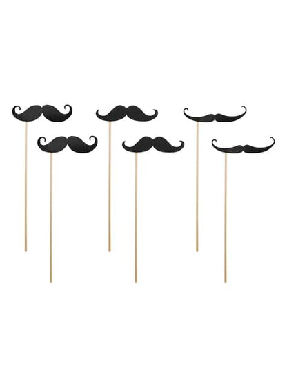6 accesorios photocall de bigotes