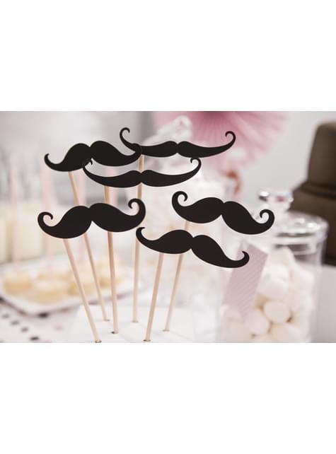 6 accesorios photocall de bigotes