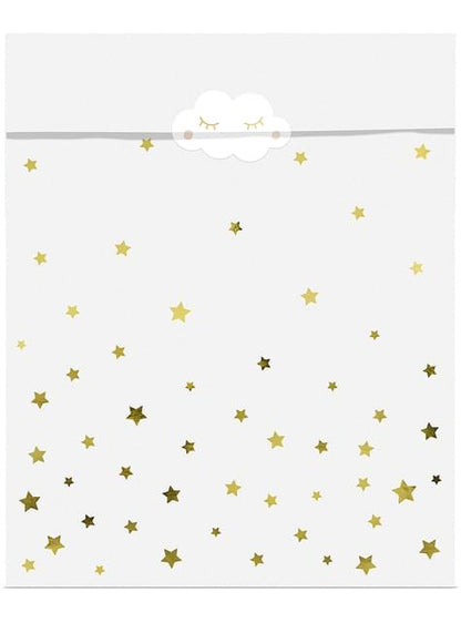 6 bolsas de chucherías con estrellas y lunas - Golden Sky