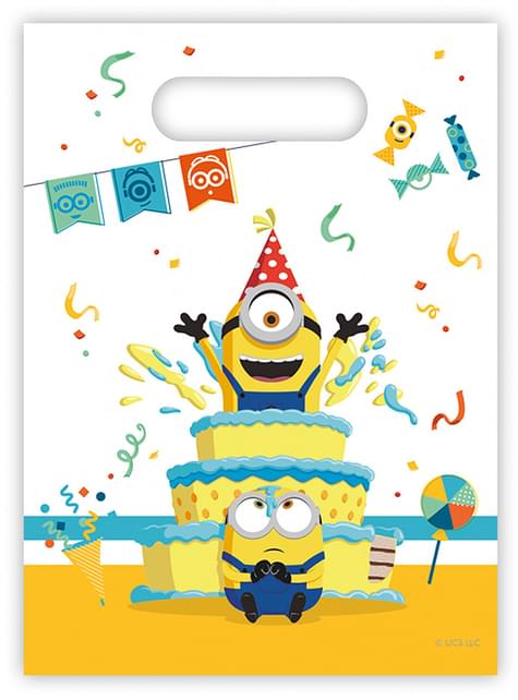 6 bolsas de chucherías de Minions