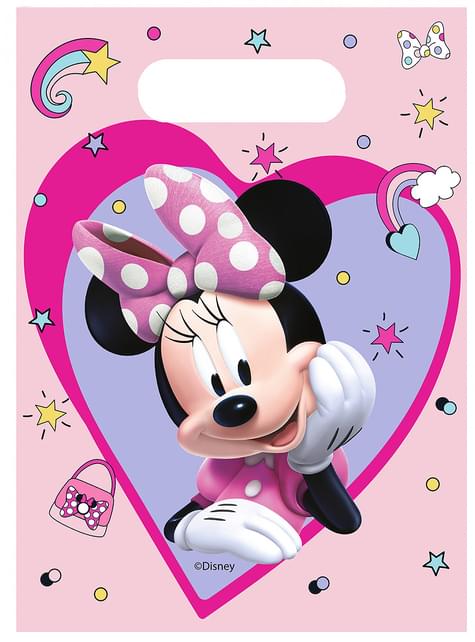 6 bolsas de chucherías de Minnie Mouse