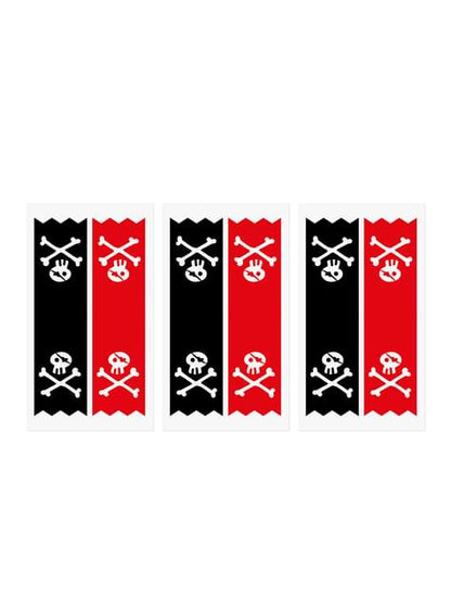 6 bolsas piratas de papel Kraft con pegatinas piratas - Piratas Party - Partydeco | Funidelia