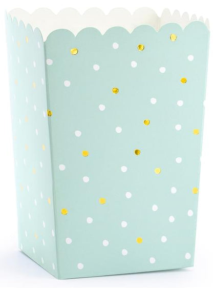 6 cajas para palomitas de cactus - Llama Party