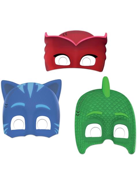 6 caretas de PJ Masks