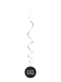 6 espirales colgantes “Happy Birthday“ - Black & Silver Glitz - Unique | Funidelia