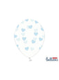 6 globos con corazones azules (30 cm) - Partydeco | Funidelia