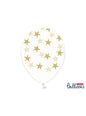 6 globos con estrellas transparentes (30 cm) - Partydeco | Funidelia
