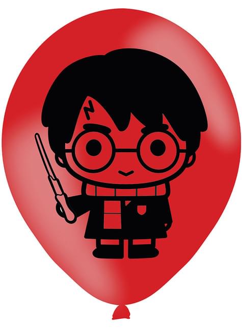6 globos de Harry Potter surtidos (28 cm) - Lumos Collection