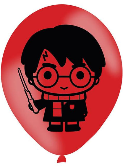 6 globos de Harry Potter surtidos (28 cm) - Lumos Collection