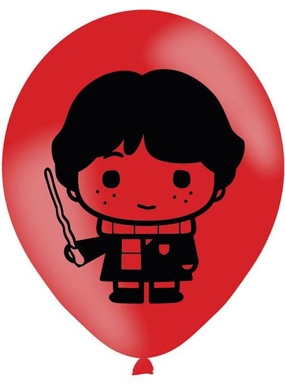 6 globos de Harry Potter surtidos (28 cm) - Lumos Collection