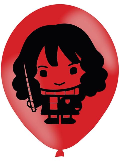 6 globos de Harry Potter surtidos (28 cm) - Lumos Collection