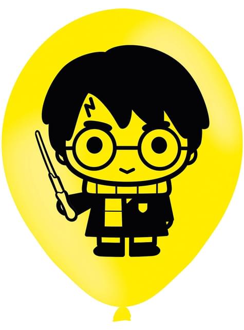 6 globos de Harry Potter surtidos (28 cm) - Lumos Collection