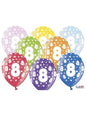 6 globos de látex “8“ multicolor (30 cm) - Partydeco | Funidelia