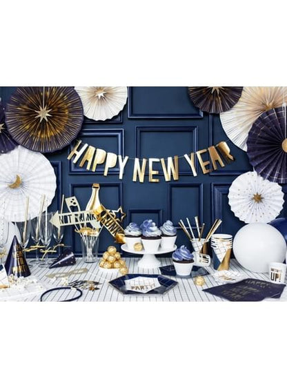 6 globos de látex “HAPPY“ blanco (30 cm) - Partydeco | Funidelia