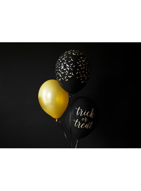 6 globos de murciélagos