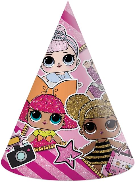 6 gorritos de cumpleaños LOL Surprise - Procos | Funidelia