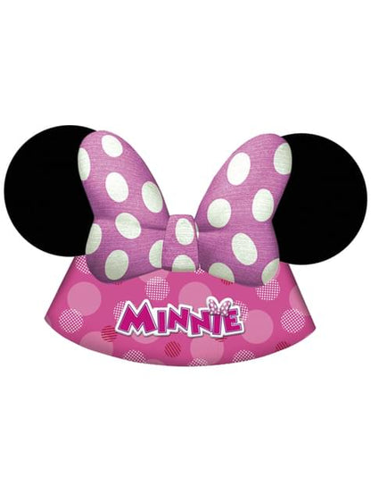 6 gorritos de cumpleaños Minnie Mouse Junior - Procos | Funidelia