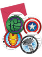 6 invitaciones de Los Vengadores - Mighty Avengers