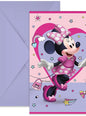 6 invitaciones de Minnie Mouse - Procos | Funidelia