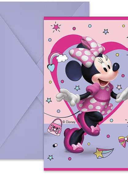 6 invitaciones de Minnie Mouse - Procos | Funidelia