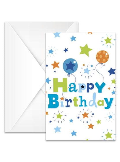 6 invitaciones Happy Birthday Boy - Procos | Funidelia