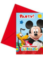 6 invitaciones Mickey Mouse - ClubHouse - Procos | Funidelia
