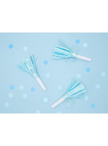 6 matasuegras azul - Unicorn - Partydeco | Funidelia