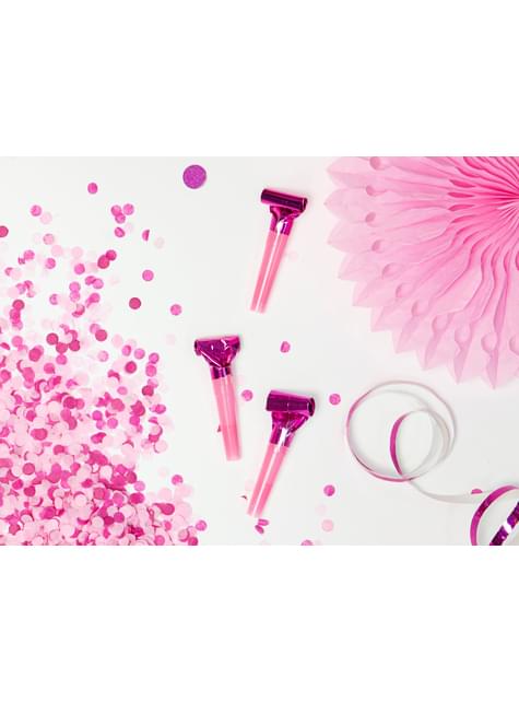 6 matasuegras holográficos variados - Colorful & holographic birthday