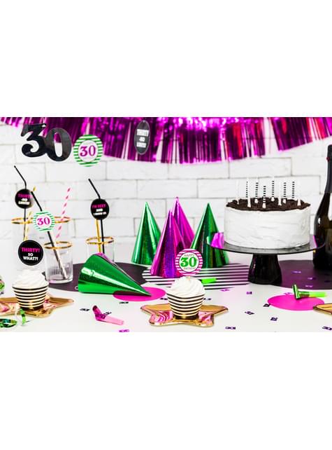 6 matasuegras holográficos variados - Colorful & holographic birthday