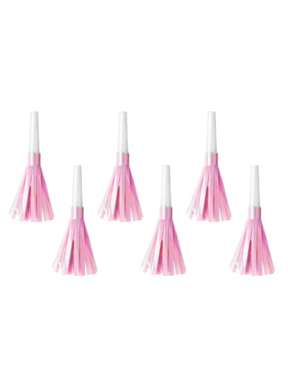 6 matasuegras rosa - Unicorn - Partydeco | Funidelia