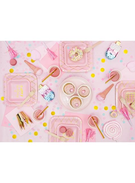 6 matasuegras rosa - Unicorn - Partydeco | Funidelia