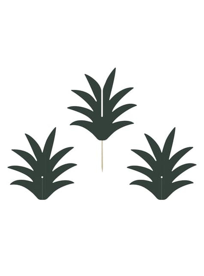 6 palillos decorativos de piña - Aloha Turquoise - Partydeco | Funidelia