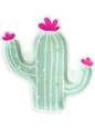 6 platos de cactus (23 cm) - Llama Party - Partydeco | Funidelia
