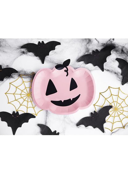 6 platos de calabaza rosa (25x22cm) - Partydeco | Funidelia