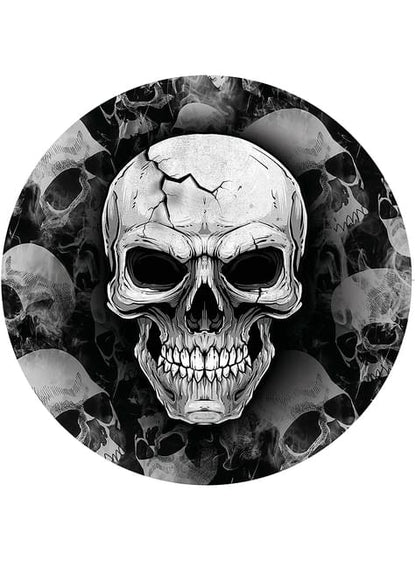 6 platos de calaveras Halloween (23 cm) - Guirca | Funidelia