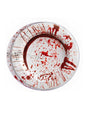 6 platos de sangre (23 cm) - Halloween