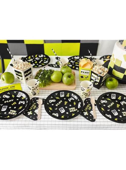 6 platos de videojuego (18x27cm) - Videogame party - Partydeco | Funidelia