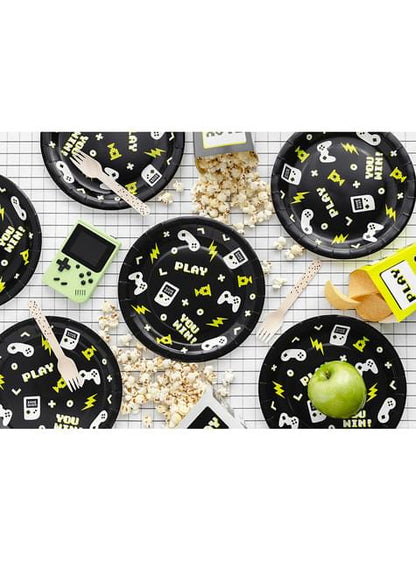6 platos de videojuego (18x27cm) - Videogame party - Partydeco | Funidelia