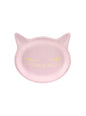 6 platos rosas con forma de gato de papel (22x20 cm) - Meow Party - Partydeco | Funidelia