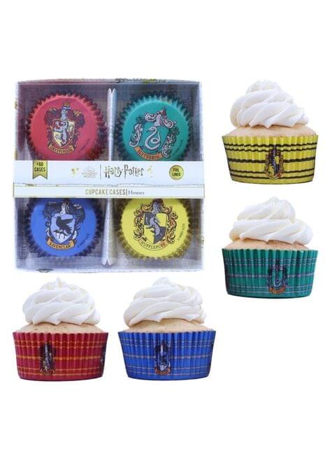 60 cápsulas de cupcakes de las cuatro casas de Harry Potter - PME CAKE | Funidelia