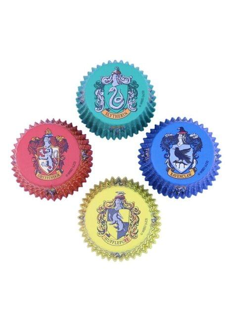 60 cápsulas de cupcakes de las cuatro casas de Harry Potter - PME CAKE | Funidelia
